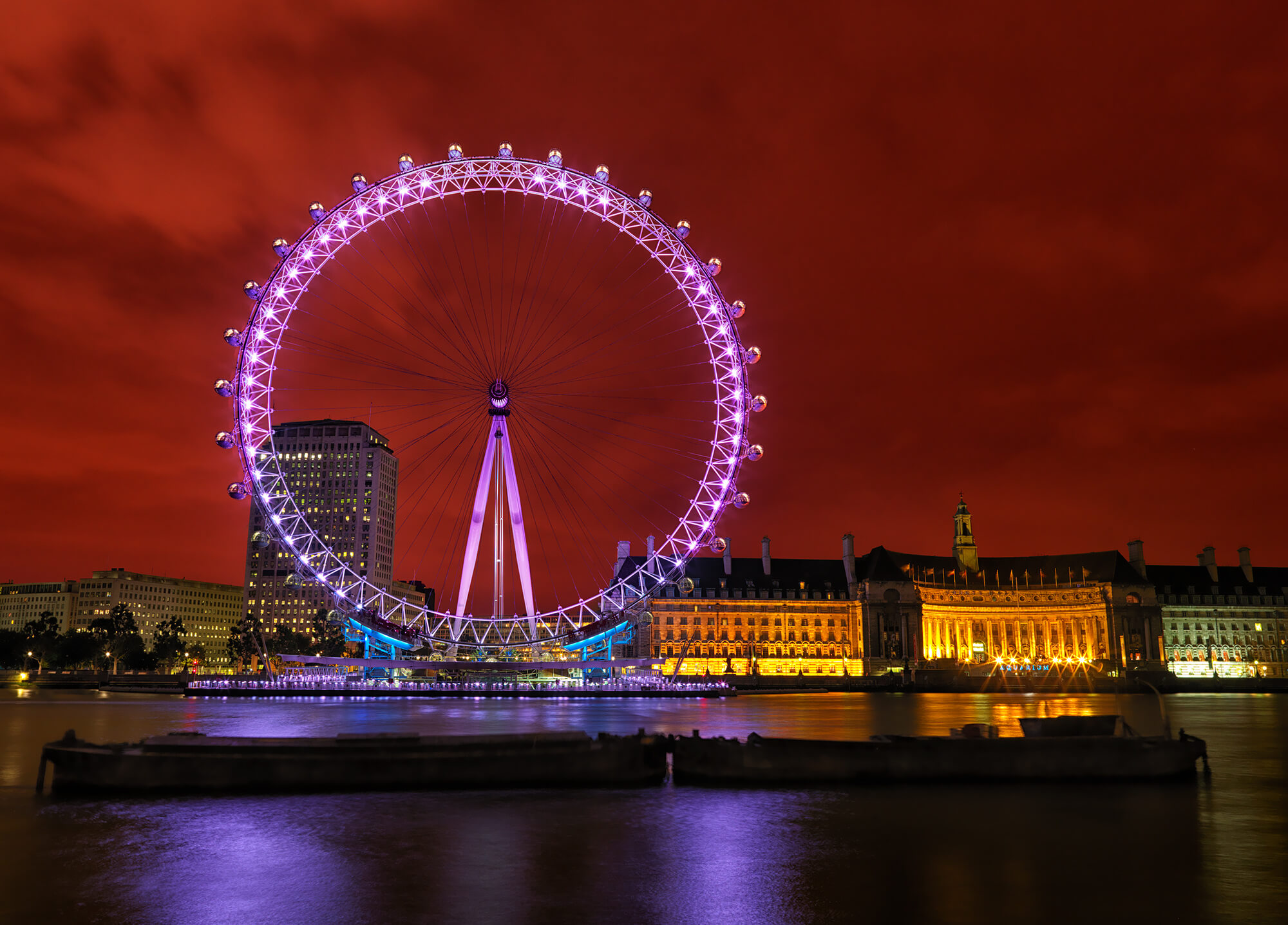 London Eye night landscape new edit