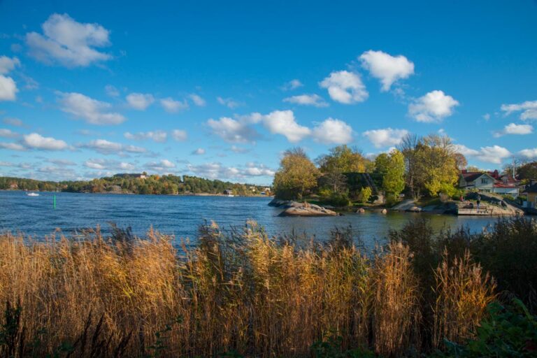 Stockholm-Sweden-Vaxholm-ELJ-005 A view of the archipelago in Vaxholm, Stockholm, Sweden. Photo by Eva-Lotta Jansson